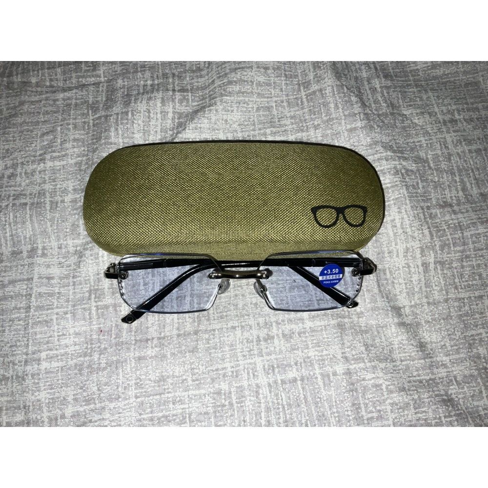 Outpost  Reading Eyeglasses‎ +3.50 And Case New